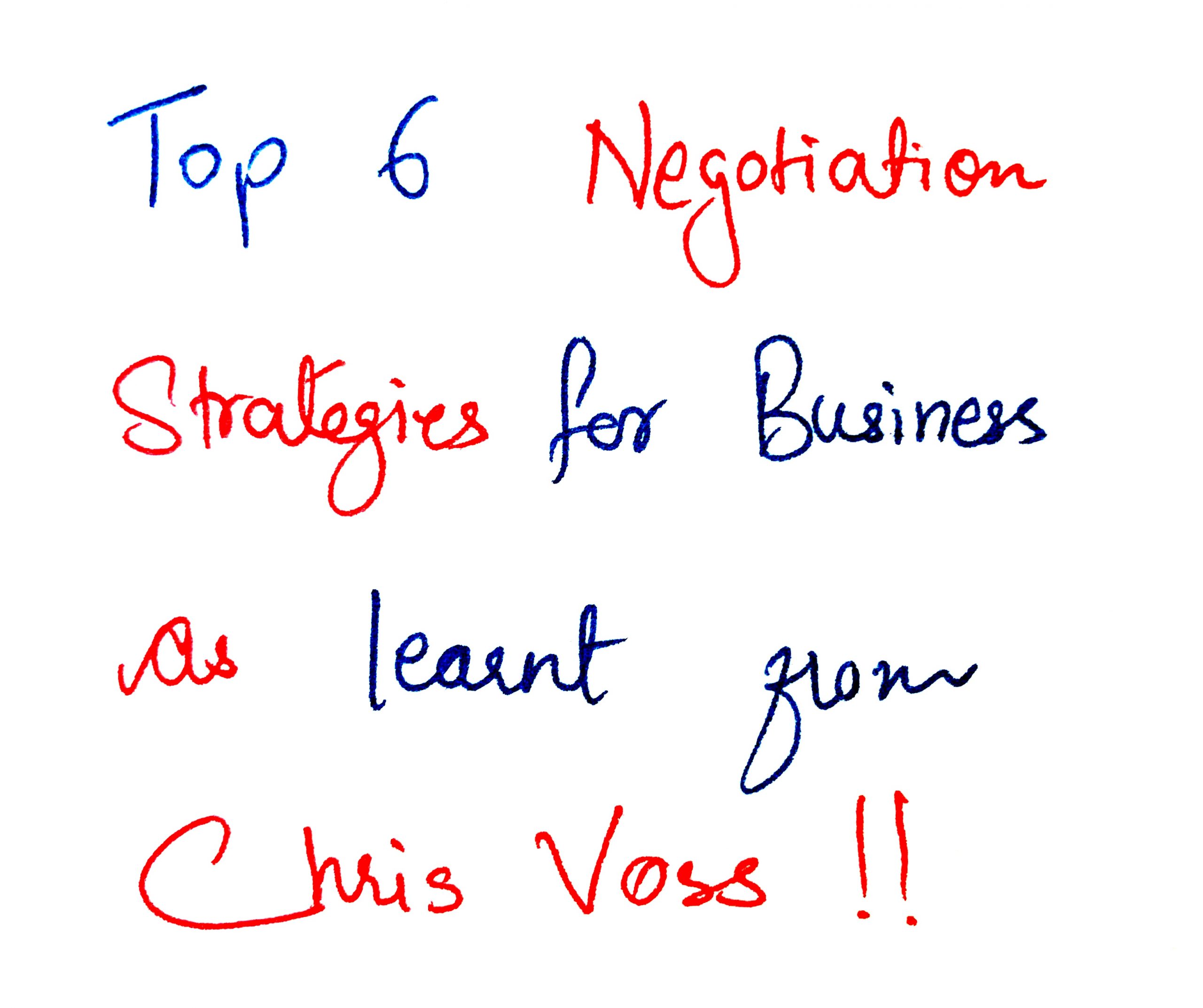 How to Negotiate with Chris Voss - Healy Success Solutions