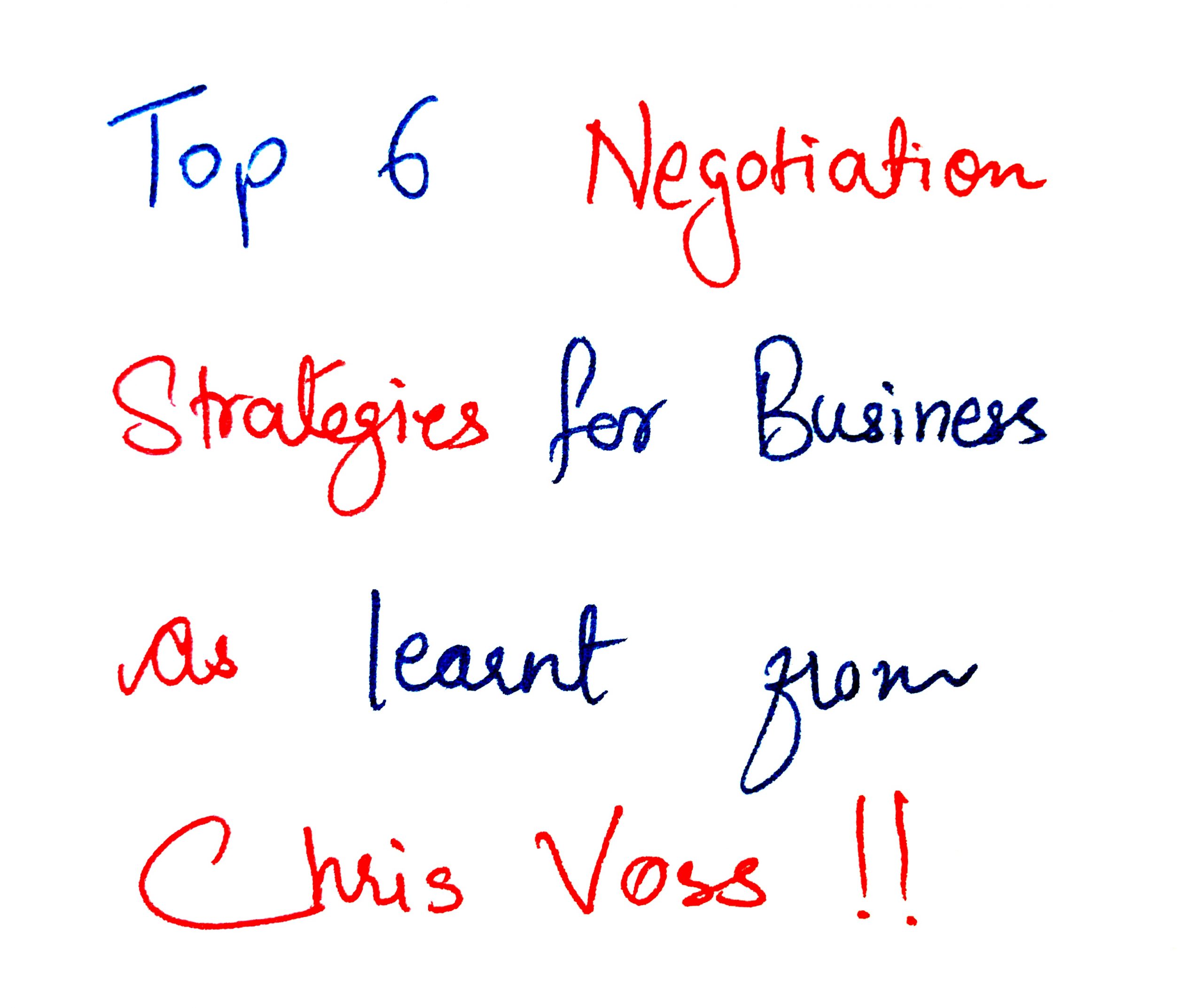 Chris Voss on Knowing Negotiation Skills — Strong Skills