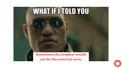 cold email meme matrix