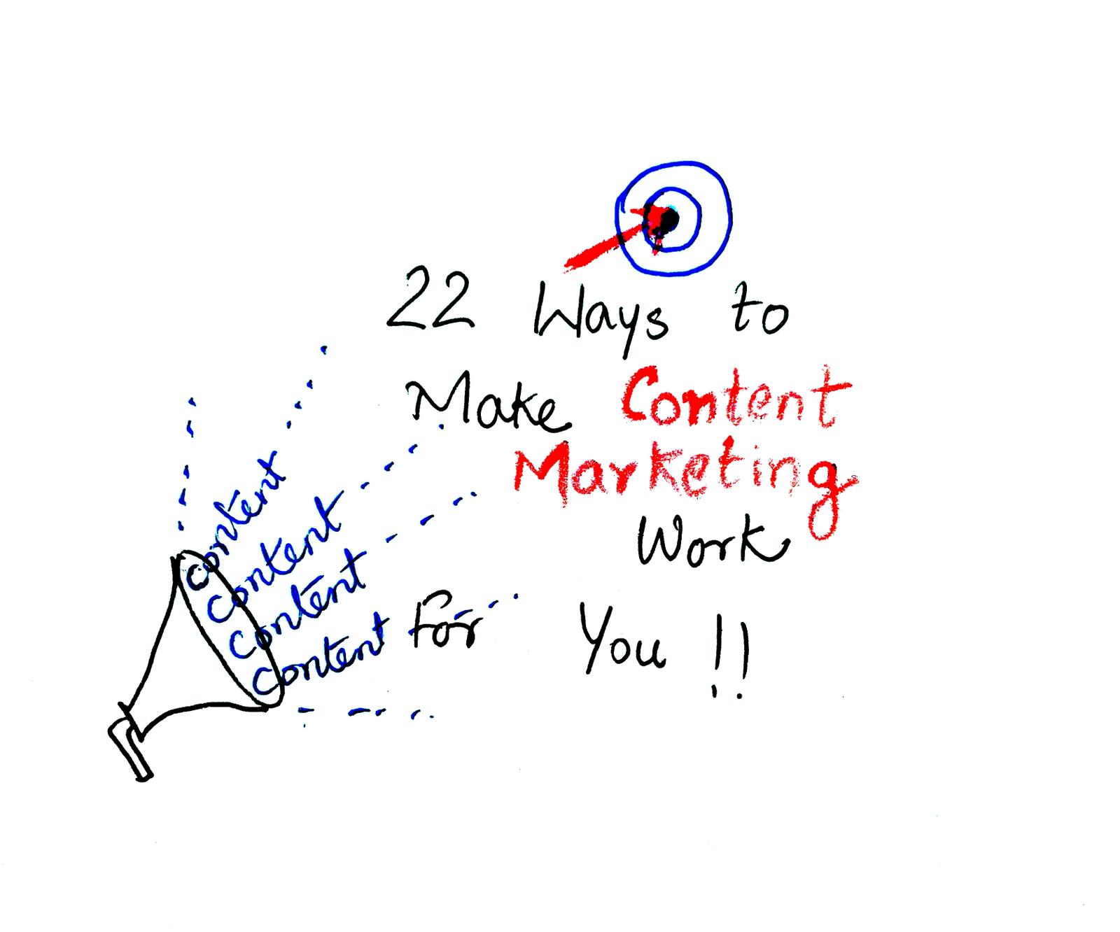 Ways to make content marketing work