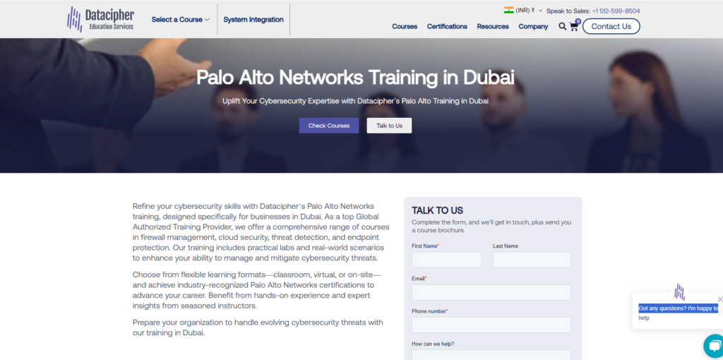 Palo alto networks training  in dubai header