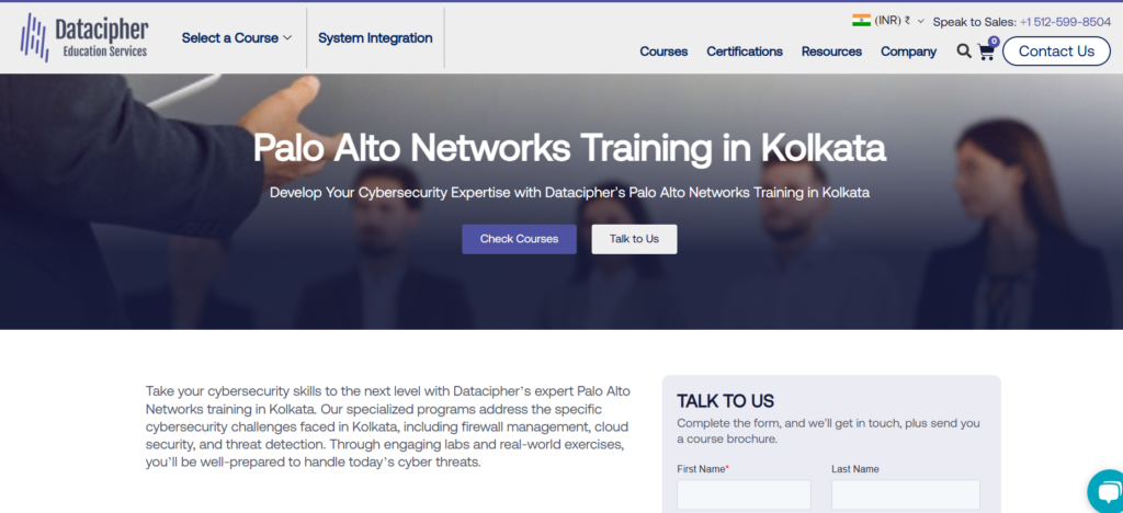 Palo alto networks training  in kolkata header