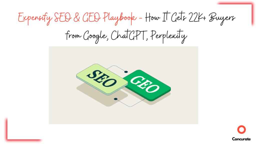 Expensify SEO and GEO analysis