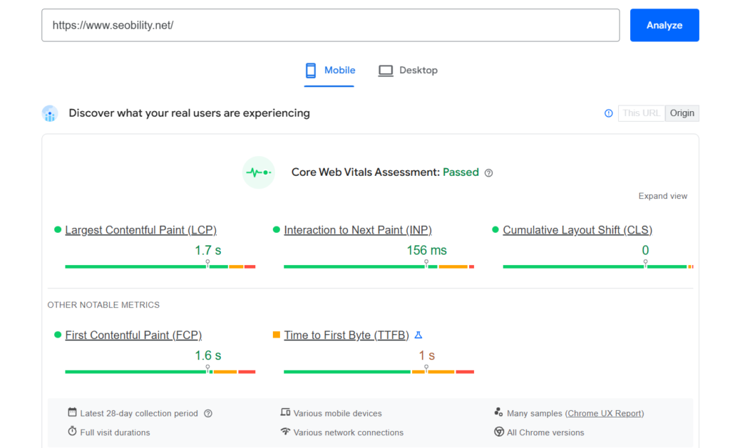 Seobility SEO Analysis #2