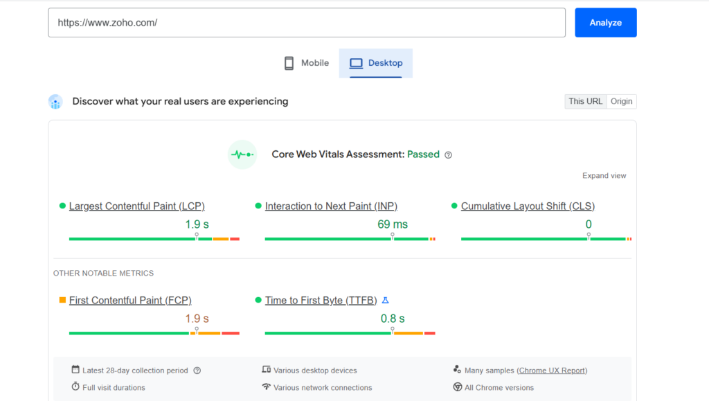 Zoho SEO Analysis #2