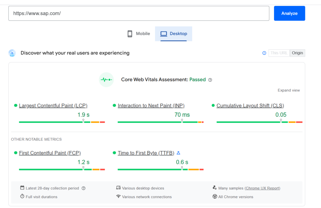 SAP SEO Analysis #2