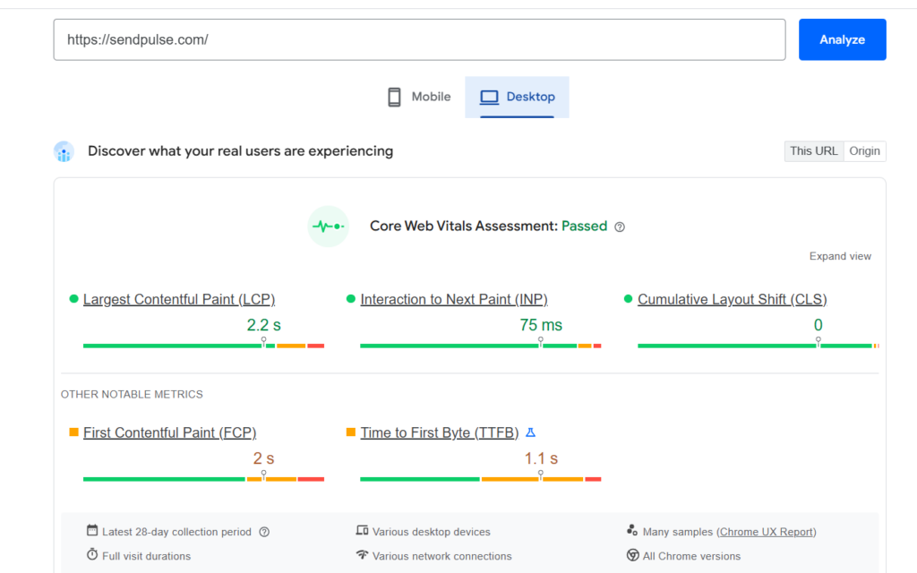 SendPulse SEO Analysis #2