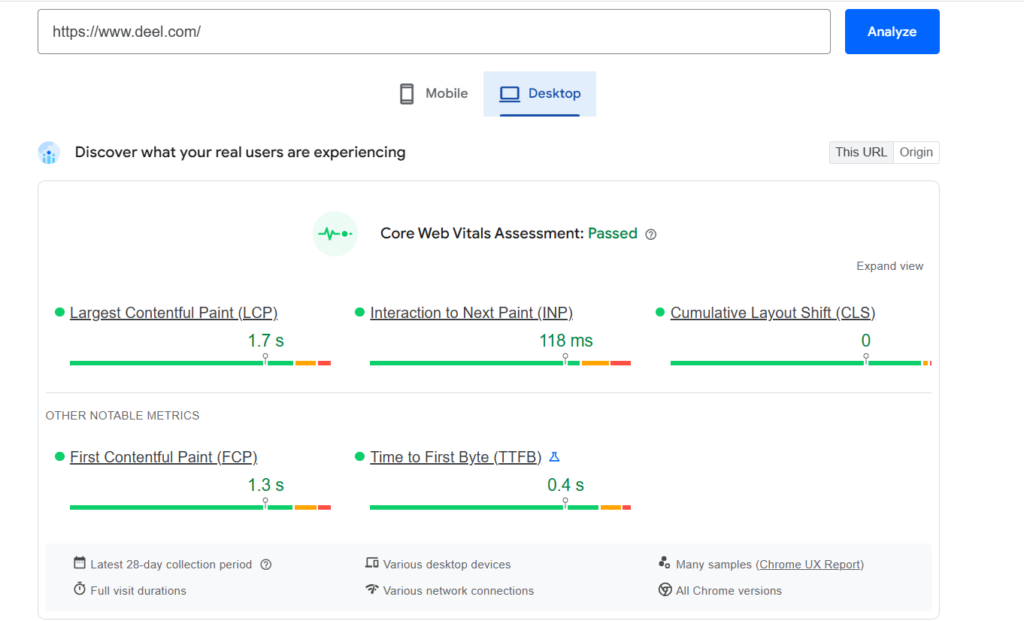 Deel SEO Analysis #2