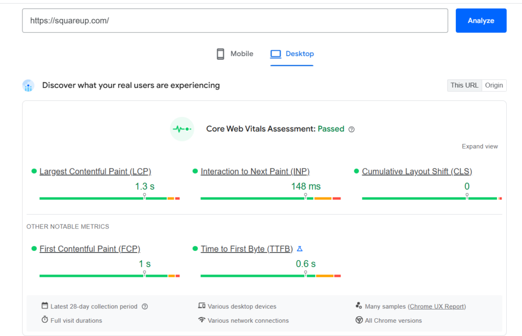 SquareUp SEO Analysis #2