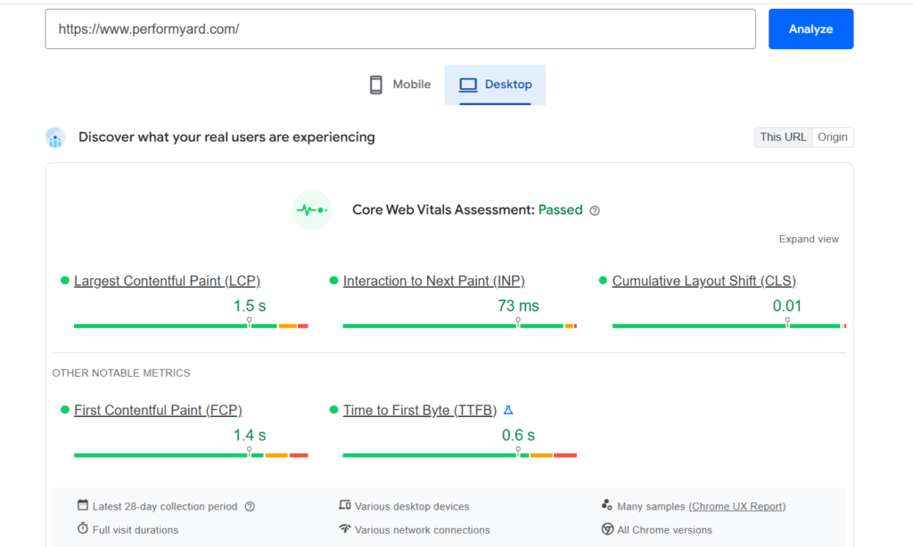 Performance SEO Analysis #2