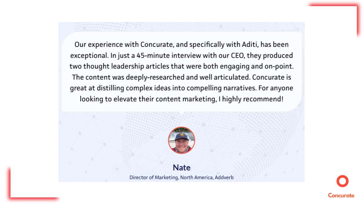 Concurate - Technology Marketing Agnecy