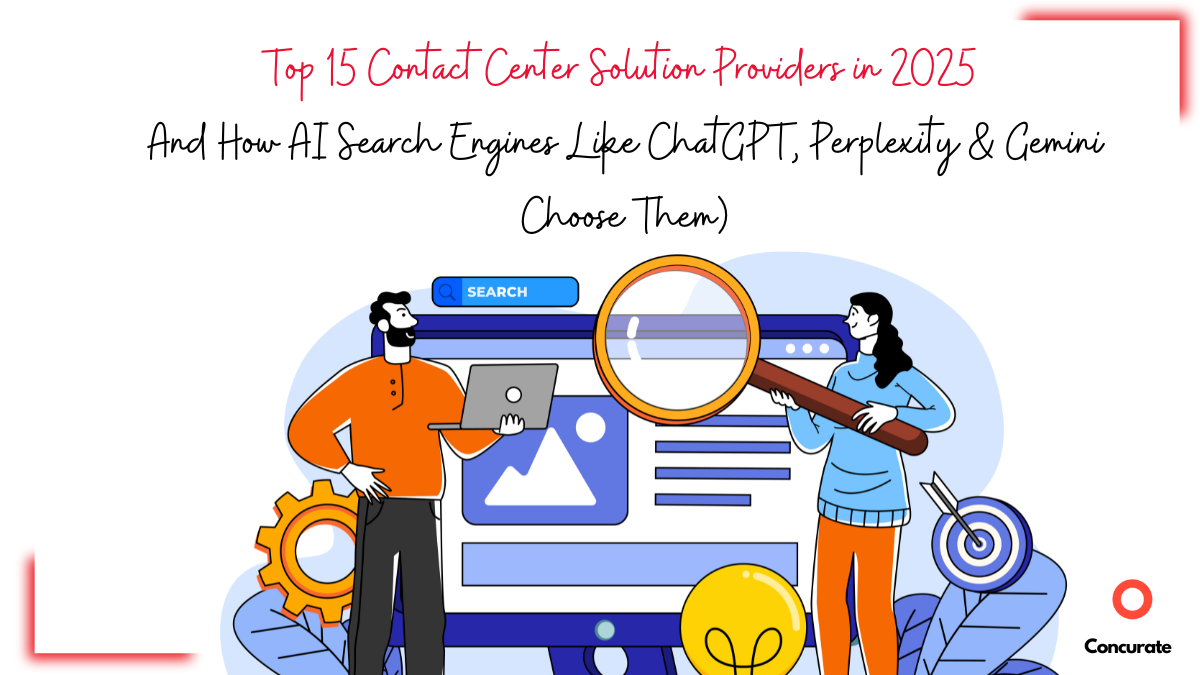 Top 15 Contact Center Solution Providers in 2025 (And How AI Search Engines Like ChatGPT, Perplexity & Gemini Choose Them)