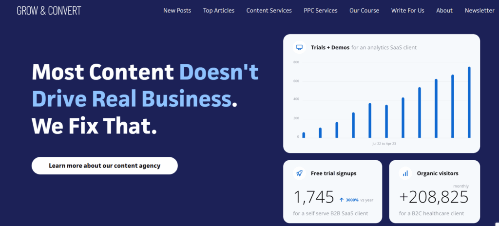 Grow and Convert - best generative engine optimization company for ai visibility