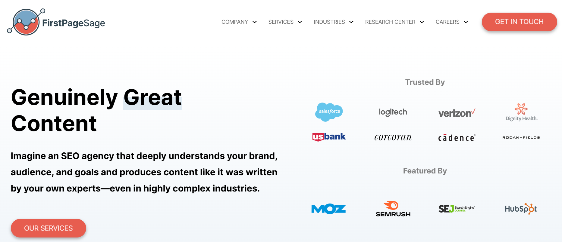 First page sage - best generative engine optimization company for ai visibility