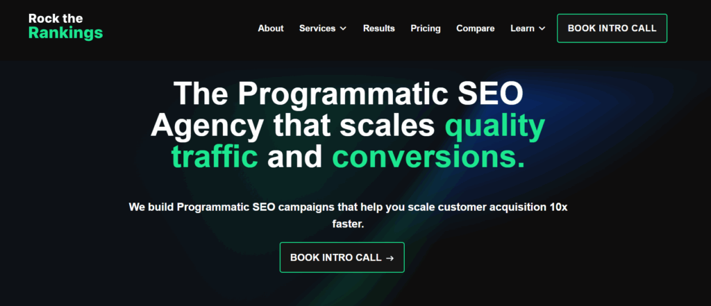 Rock the ranking programmatic SEO agency