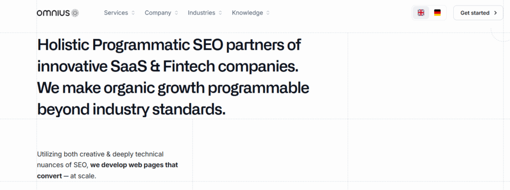Omnius programmatic SEO agency