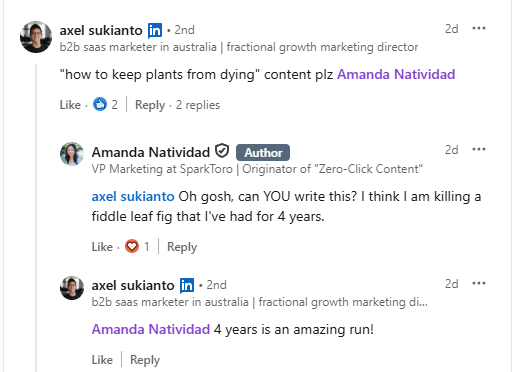 Amanda's Linkedin