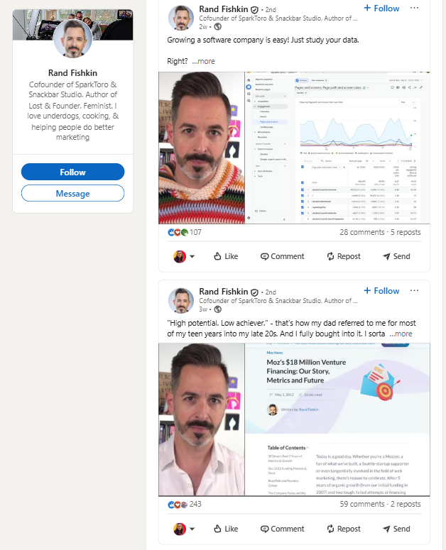 Rand Fishkin LinkedIn