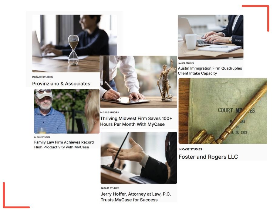 MyCase marketing case study gallery