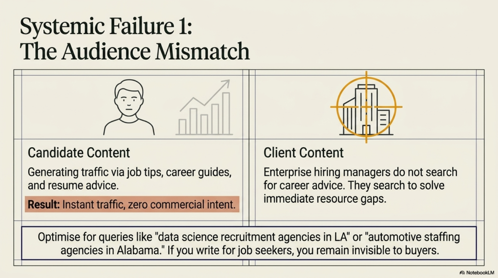 They don't target client-facing content
