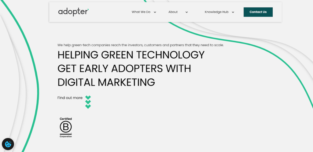 green tech marketing agency
