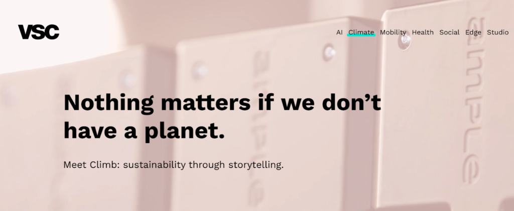 sustainability and climate tech startups