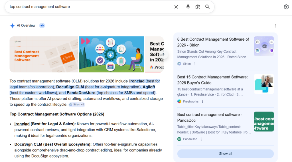 top contract management software