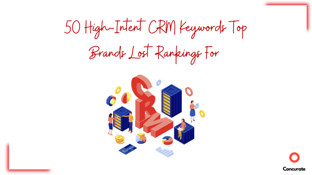 50 High-Intent CRM Keywords Top Brands Lost Rankings For