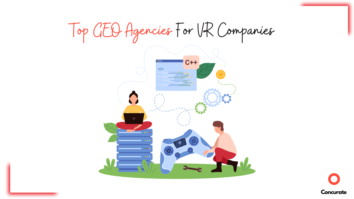 A snapshot of the article title Top Generative Engine Optimization Agencies For VR Companies