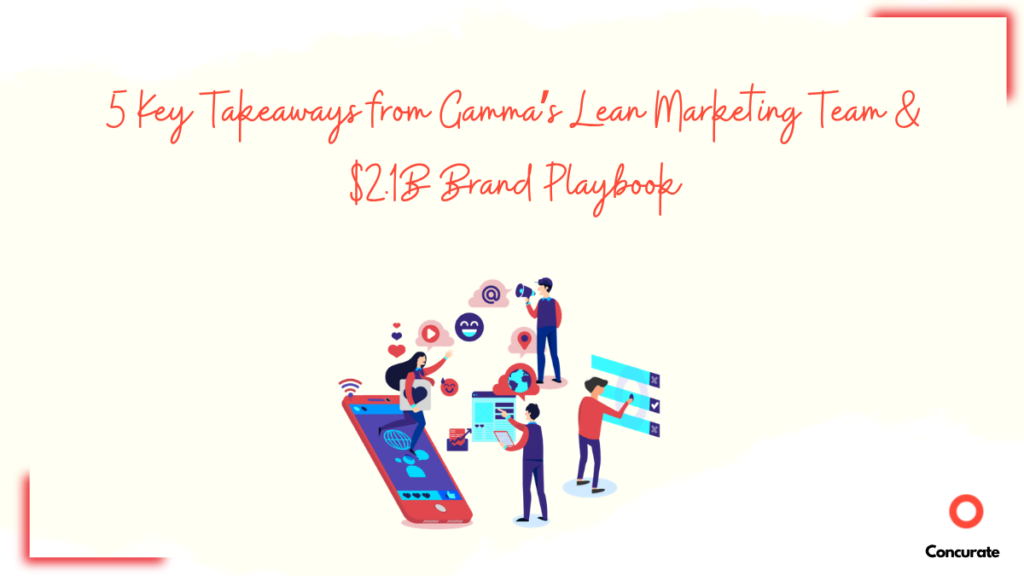 5 Key Takeaways from Gamma’s Lean Marketing Team & $2.1B Brand Playbook