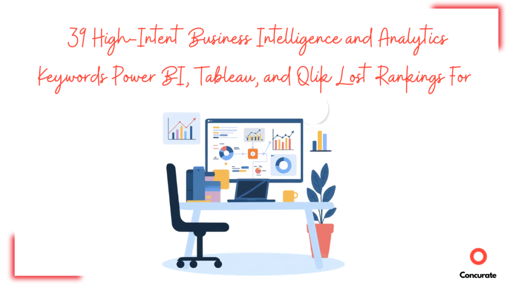 39 High-Intent Business Intelligence and Analytics Keywords Power BI, Tableau, and Qlik Lost Rankings For (And How Challengers can Benefit From It)