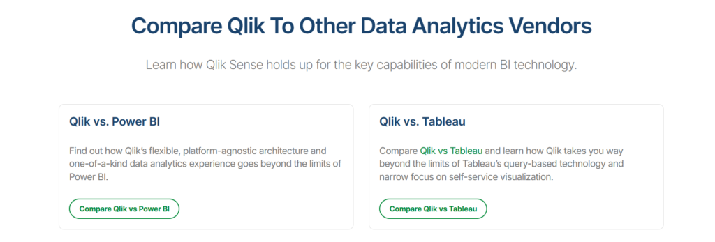 Qlik compare page snapsot