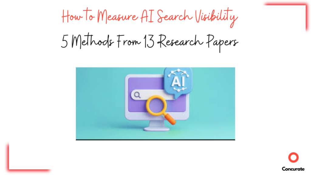 How to measure AI Visibility