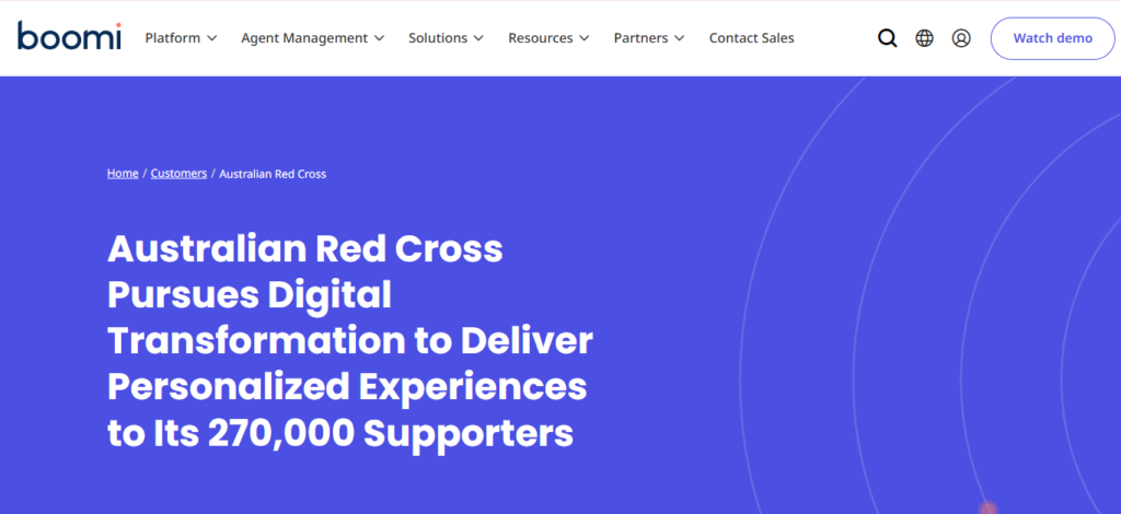 A snapshot of Boomi's case study